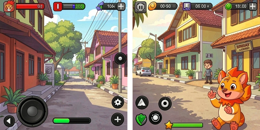 Sistem reward yang membuat permainan semakin menarik.