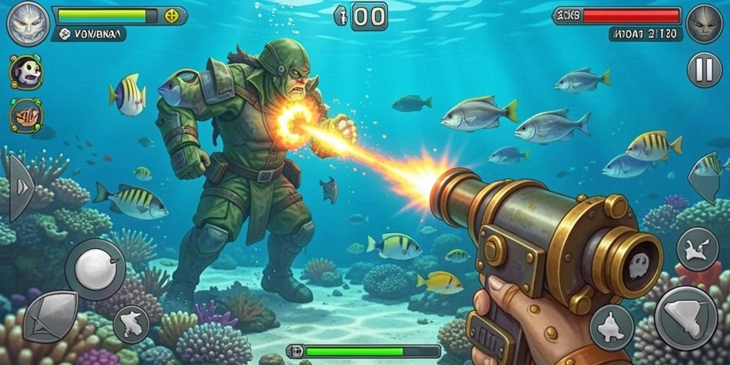 Tangkapan layar menunjukkan fitur multiplayer yang seru dan interaktif.